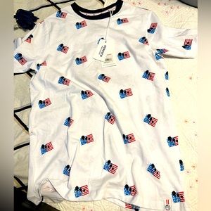 Americana palm tree- T-shirt